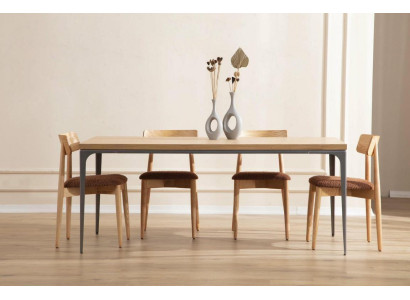 Esstisch Braun Tisch Luxus Esszimmer Stil Klassischer Modern Möbel Neu