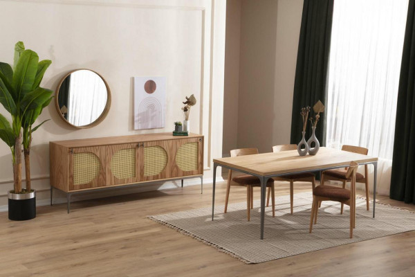 Esstisch Braun Tisch Luxus Esszimmer Stil Klassischer Modern Möbel Neu
