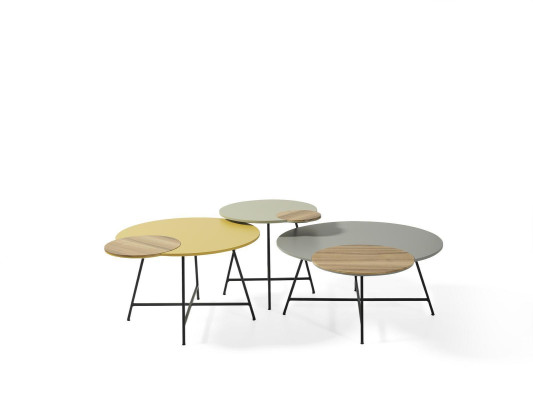 Exklusives Designer-Couchtisch-Set von einem CHFpäischen Möbelhersteller