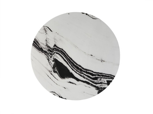 Couchtische Set 2 tlg. Tisch Wohnzimmer Möbel Rund Weiß Holz Design