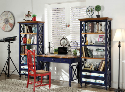 Schreibtisch Computertisch Bürotisch Arbeitstisch Tisch Möbel Landhausmöbel