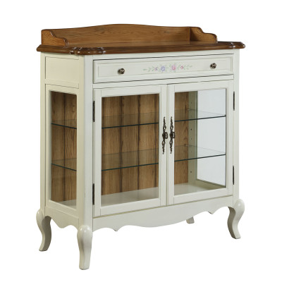 Wohnzimmer Schrank Klassische Vitrine Vitrinenschrank Seitenschrank anrichte neu