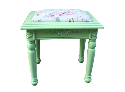 Textil Hocker Sofa Pouf Polster Beistellhocker Möbelhocker Hocker Holz Sitz Neu