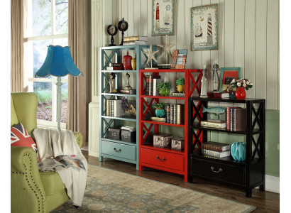 Vitrine Holz Regal Trennwand Designer Holz Regale Loft Stil Schrank Rot Set