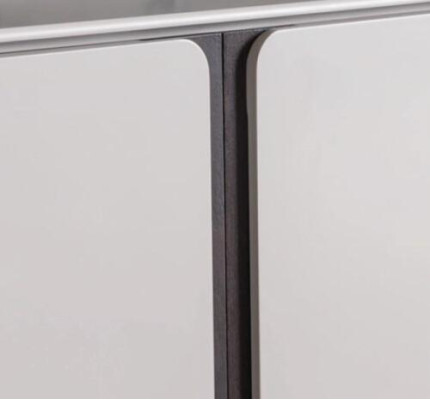 Wohnzimmer Anrichte Spiegel Luxus Gruppe Garnitur Set 2tlg neu grau