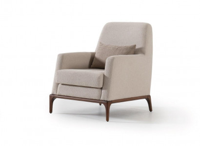 Design Sofa Sessel Couch Polster Luxus Textil Couchen 1 Sitzer neu grau