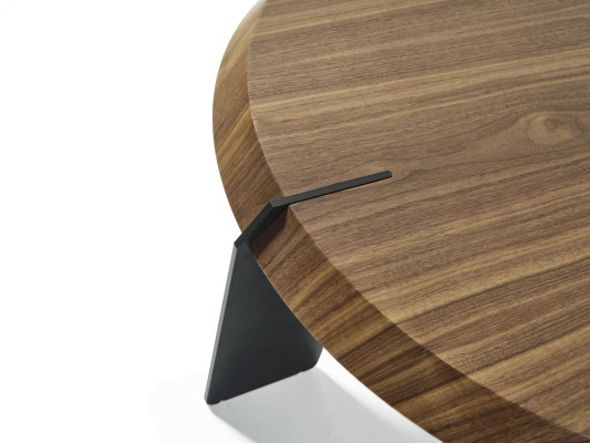 Rund Beistell Tische Luxus Design Braun Tisch Kaffee Wohnzimmer Neu