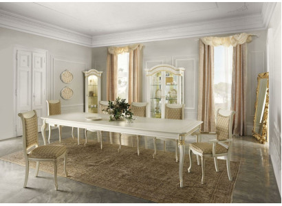 Klassische Stil Möbel Italien Esstisch 6 Stühle Set Gruppe Garnitur