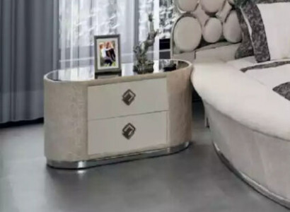 Modern Nachttisch Beistelltisch Weiß Design Nachtkommode Nachtkonsole Möbel Neu