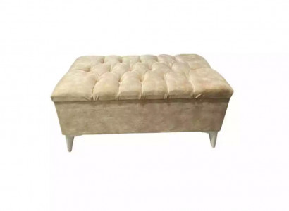 Design Hocker Design Polster Fußhocker Ottomane Sitz Textil Chaise Lounge