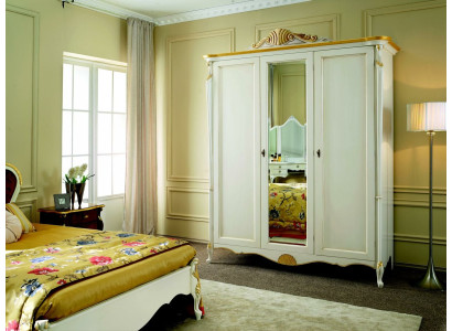 Echtholz Kleiderschrank Italienische Stil Möbel Schlafzimmer Schrank Echtholz Neu