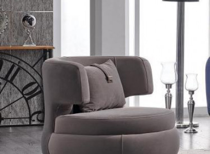 Modern Sessel Wohnzimmer Designer Luxus Sitz Textil Möbel Club Relax