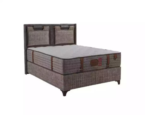 Boxspring Betten Polsterbett Design Hotel Doppelbett Luxus Design 200x200cm