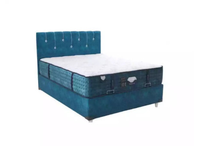 Luxus Schlafzimmer Bett Doppel Betten Design Möbel Bettrahmen Hotel Turkis