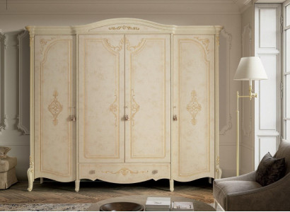 Kleiderschrank Schrank Barock Stil Holz Möbel Klassische Schlafzimmer Schränke