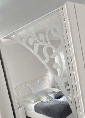 Kleiderschrank Schrank Spiegel Holz Möbel Schränke Garderobe Holz Italien Neu