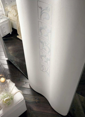 Kleiderschrank Schrank Spiegel Holz Möbel Schränke Garderobe Holz Italien Neu