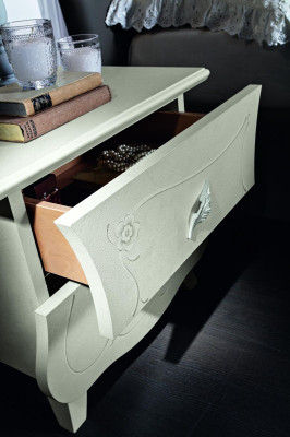 Design Möbel Klassisch Luxus Betten Neu Bett 2x Nachttisch Schlafzimmer Set 3tlg