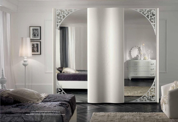 Kleiderschrank Schrank Luxus Schwebetüren Schlafzimmer Design Schränke Holz Neu