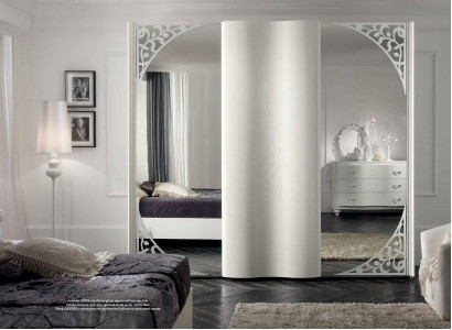 Kleiderschrank Schrank Luxus Schwebetüren Schlafzimmer Design Schränke Holz Neu