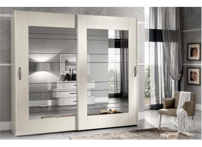 Luxus Kleiderschrank mit Schwebetüren Schlafzimmer Schrank Schränke Holz Modern