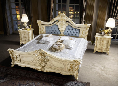 Möbel Design Möbel Italien Bett Möbel Doppelbett Naturholz Schlafzimmer