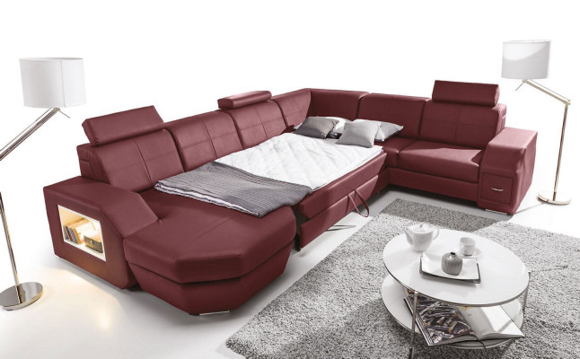 Edle Design Polster Eck Couch Garnitur Wohnlandschaft Sofas Couchen Sitz