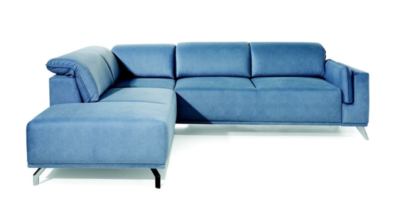 Ecksofa Schlafsofa Polster Eck Couch Sitz Polster Garnitur Bettkasten Stoff Neu