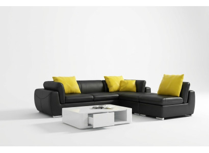 Ledersofa Couch Wohnlandschaft Ecksofa Eck Garnitur Design Modern Sofa F3014 neu