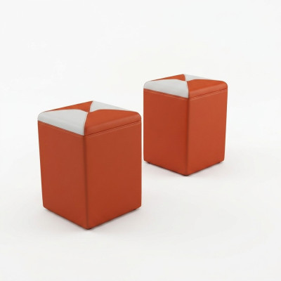 Design Polster Hocker Fußhocker Ottomane Sitz Chaise Gepolstert FT006