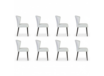 8x Design Sessel Lounge Club Polster Stuhl Stühle Garnitur Wohn Zimmer Lehn Neu
