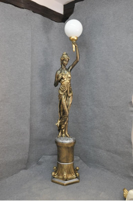 XXL Design Steh Leuchte Stand Leuchten Lampe Skulptur Figur Figuren Statue 227cm