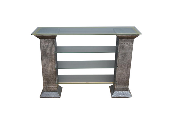 Klassische RTV Sideboard Fernseh Tisch Tische Tv Board Medusa Regal Vitrine 1866