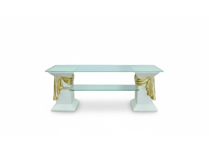 Klassische RTV Sideboard Fernseh Tisch Tische Tv Board Medusa Regal Vitrine 1877