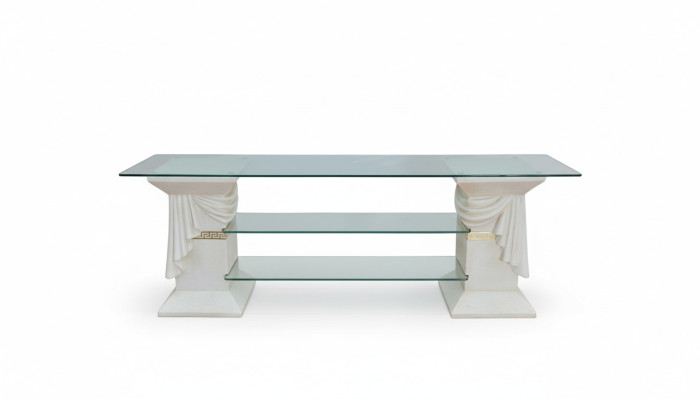 Klassische RTV Sideboard Fernseh Tisch Tische Tv Board Medusa Regal Vitrine