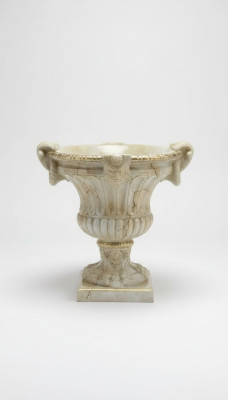 XXL Design Blumen Topf Dekoration Vase Vasen Handarbeit Deko Kelch Pokal 69cm