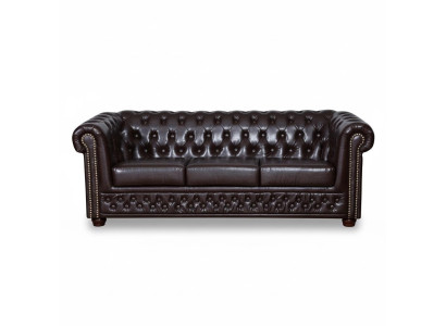 Chesterfield Sofagarnitur Sofa 3+1+1 Couch Polster Set Sofas Couchen Yorki Neu