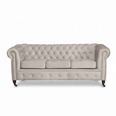 Chesterfield Sofagarnitur 3+2+1 Oxford Couch Polster Set Sofas Couchen Leder