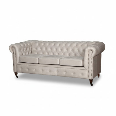 Chesterfield Sofagarnitur 3+2 Oxford Couch Polster Set Sofas Couchen Neu