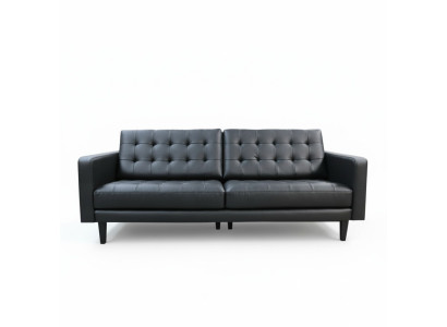 Design Moderne Chesterfield Garnitur Sofa Couch Polster Leder Garnituren 3+2 Neu