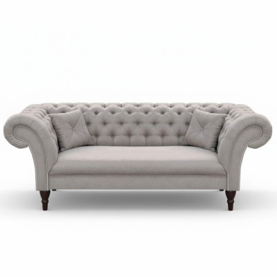 Chesterfield Sofagarnitur 3+2 Couch Sofa Polster Design Leder Stoff Garnituren