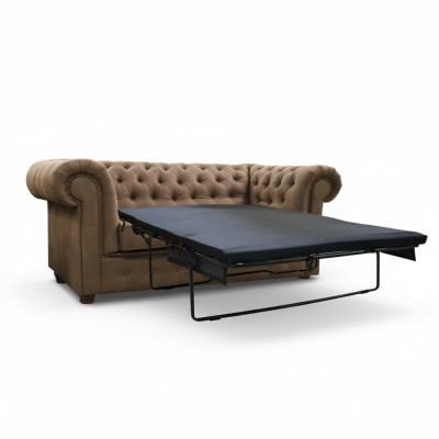 Chesterfield Cambridge 2 Sitzer Sofa Büro Couch mit Bettfunktion Sofas Couchen