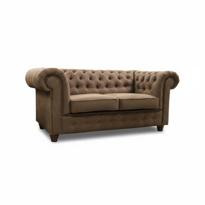 Chesterfield Büro Office Sofa Couch Textil Design Sitz Polster Cambridge Sofas