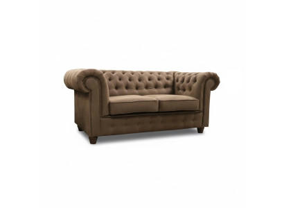 Chesterfield Büro Office Sofa Couch Textil Design Sitz Polster Cambridge Sofas