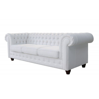 Design Klassiker Chesterfield Big XXL Couch Leder Textil Sofas Couchen 3 Sitzer