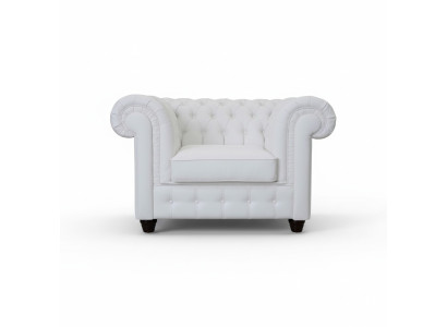 Eleganter weißer Chesterfield-Sessel: Der Charme des Klassischen im modernen Stil