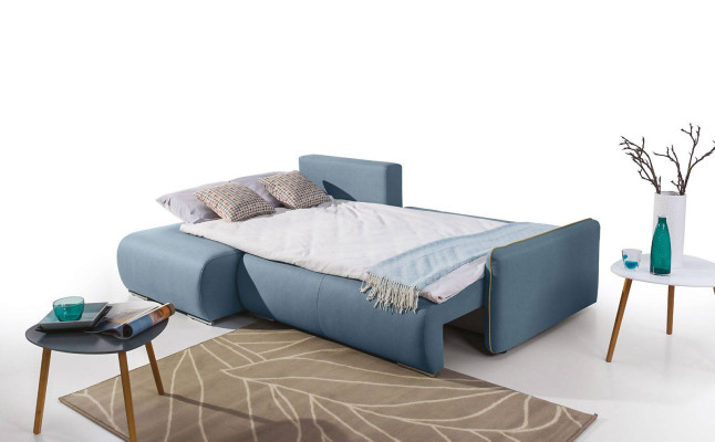 Ecksofa Schlafsofa Sofa Couch Polster Eckgarnitur Bettfunktion Sitz Couchen Neu
