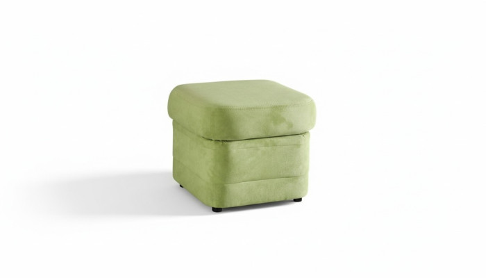 XXL Club Hocker Pufa Leder Ottoman Designer Textil Fußhocker Club Lounge 