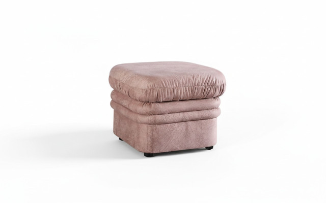 Lounge Hocker XXL Club Fußhocker Ottomane Pufa Stoff Textil Design