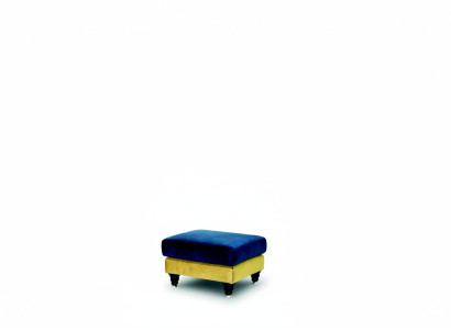 Fußhocker Lounge Hocker XXL Club Ottomane Pufa Leder Textil Ottoman Designer Neu